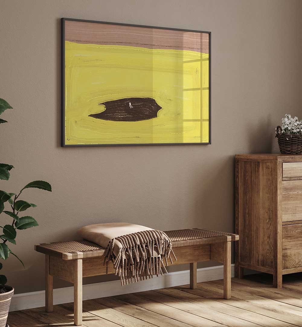 SEAGULL IN MUD , ABSTRACT PAINTINGS