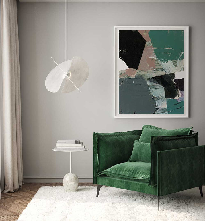 Transform your space with BLUE BLACK NEUTRAL III, ABSTRACT PAINTINGS, showcasing rich hues and contemporary elegance.
