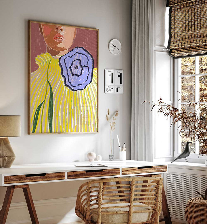 BLOSSOM ELEGANCE , PORTRAITS & FIGURATIVE ILLUSTRATIONS