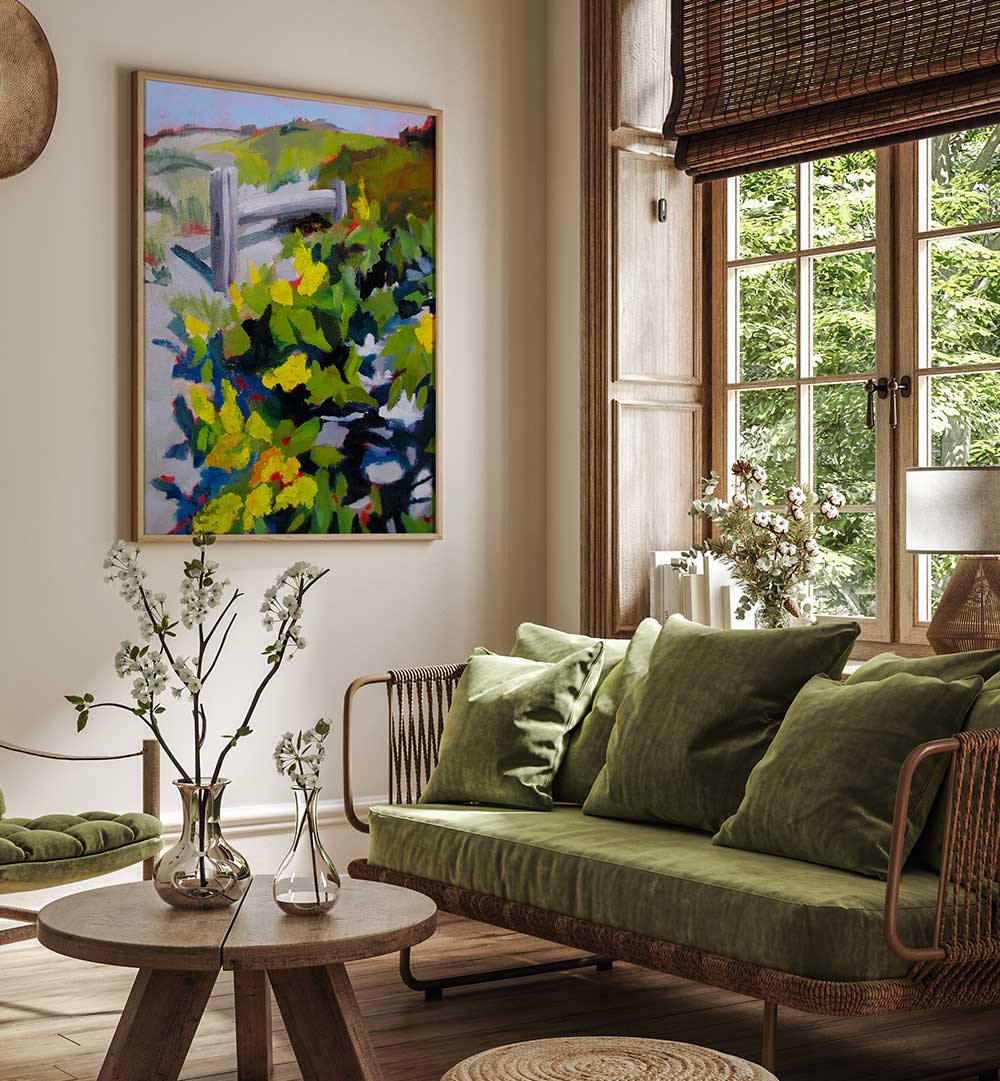 OCTOBER IN THE DUNES , LANDSCAPE PAINTINGS
