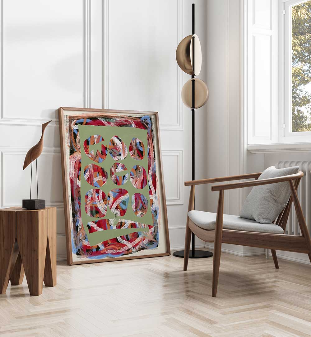 CHAOS COLOR LARGE , ABSTRACT PAINTINGS