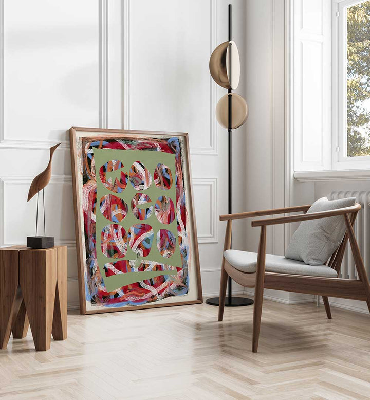 CHAOS COLOR LARGE , ABSTRACT PAINTINGS