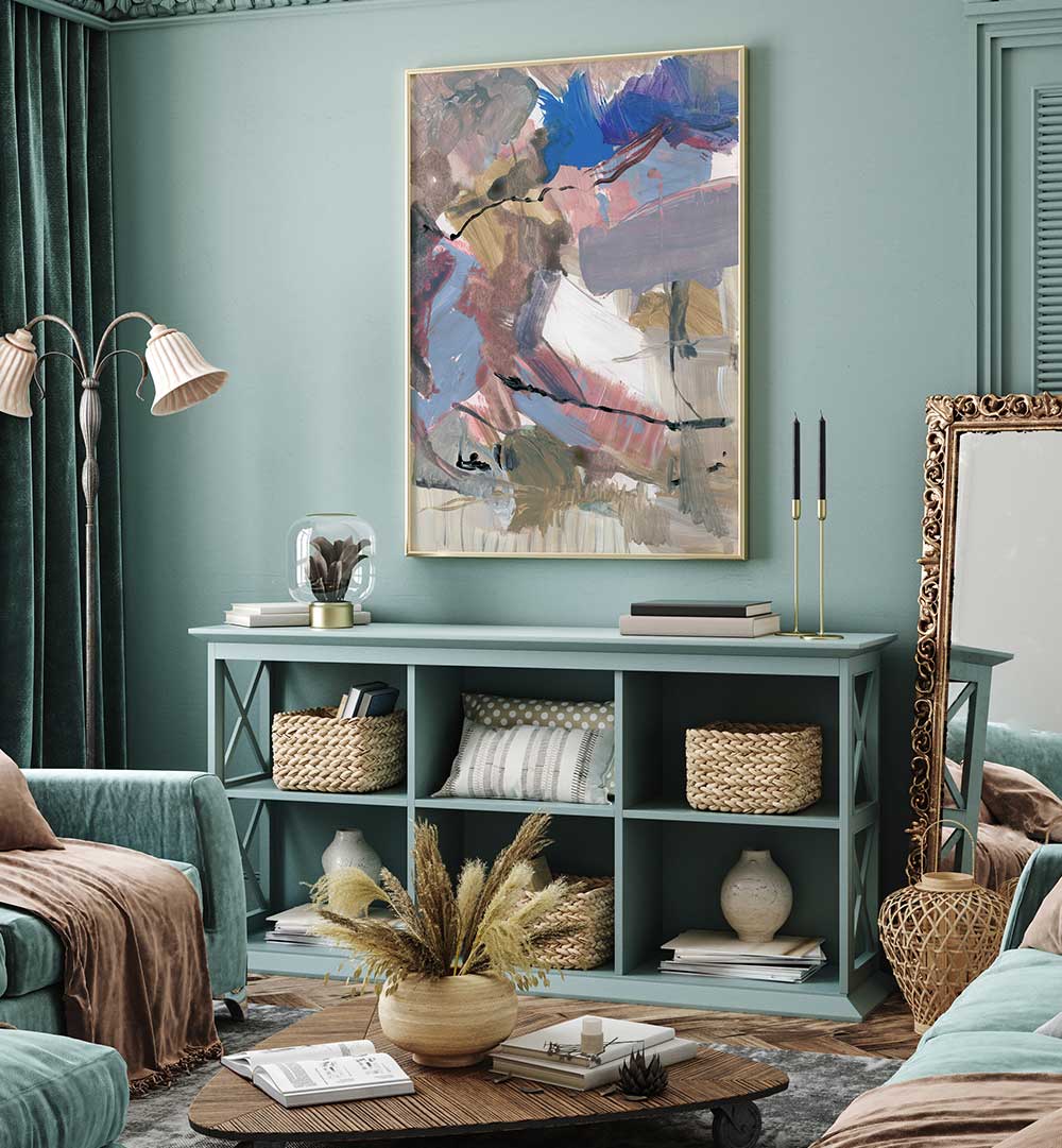 Transform your space with ABSTRACT SOFT PROFILE 1, ABSTRACT PAINTINGS, showcasing modern art's soft hues and designs.