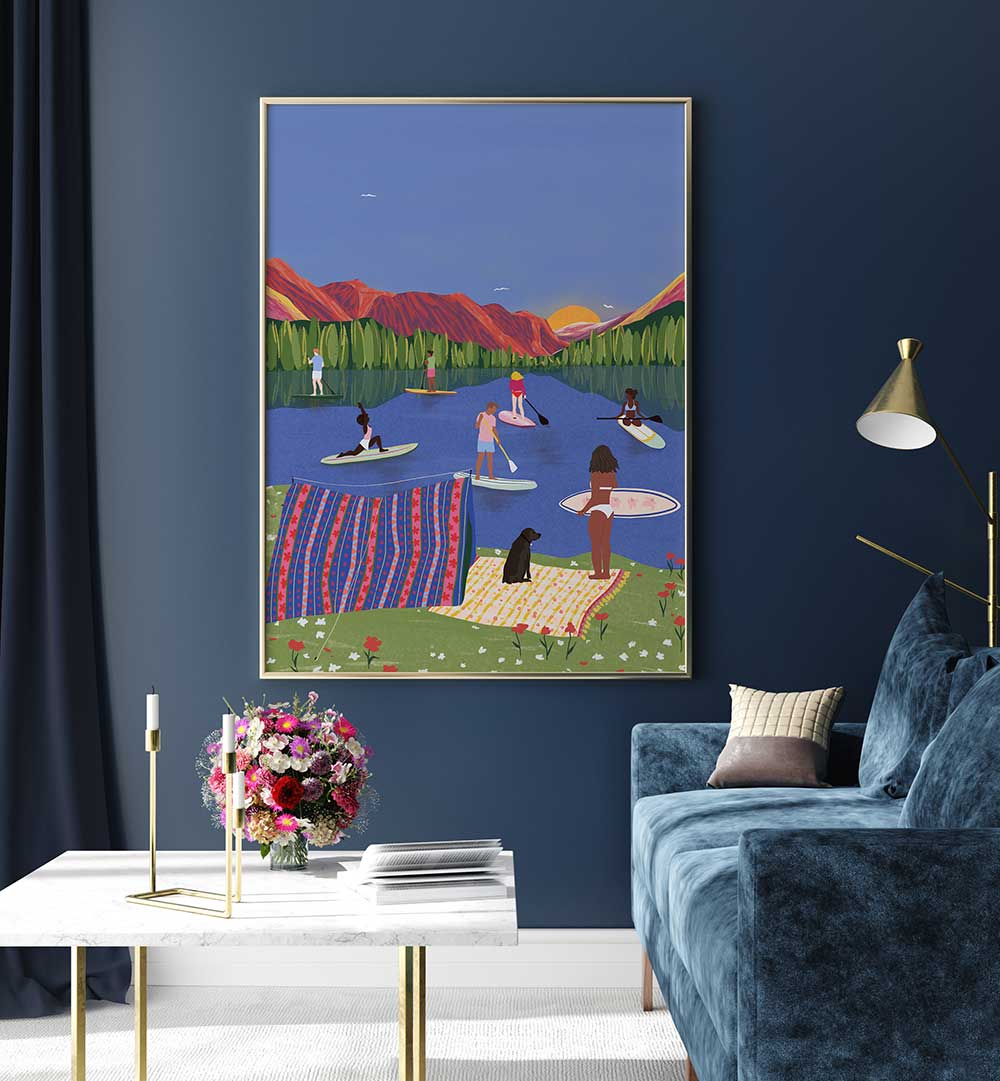 LAKE , SPORTS POSTERS