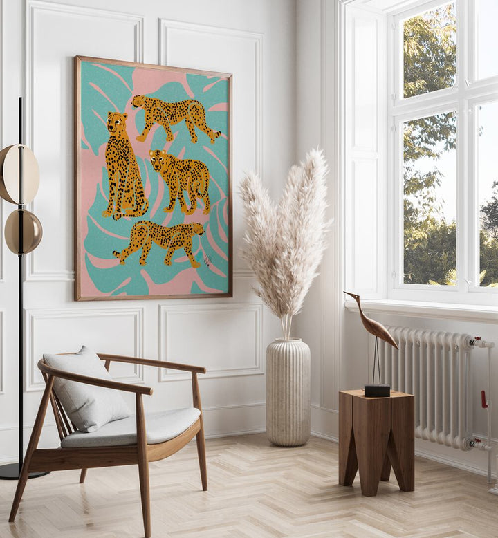 Stunning LEOPARDS, ANIMAL PAINTINGS capture the majestic beauty of leopards, perfect for nature lovers.