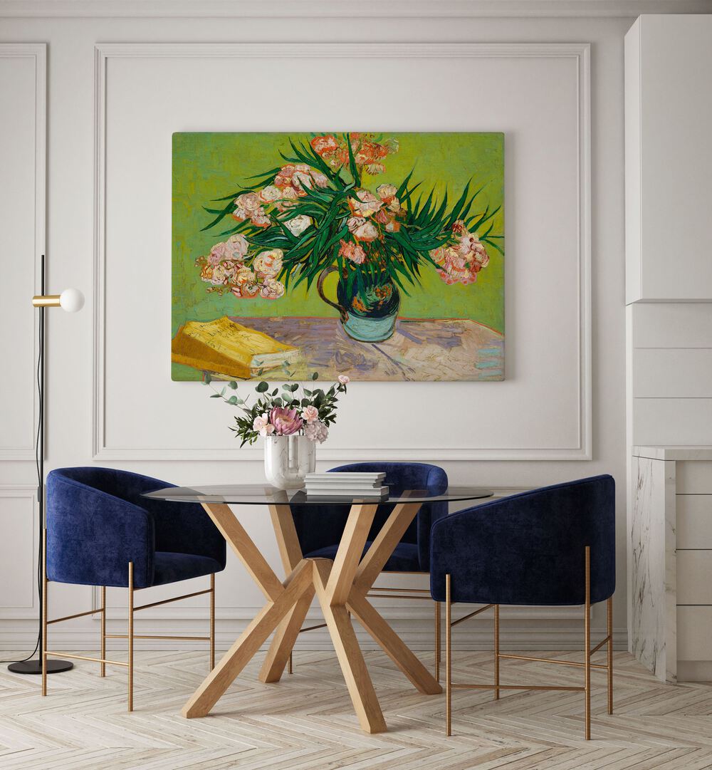 OLEANDERS (1888) ,  VINTAGE PAINTINGS