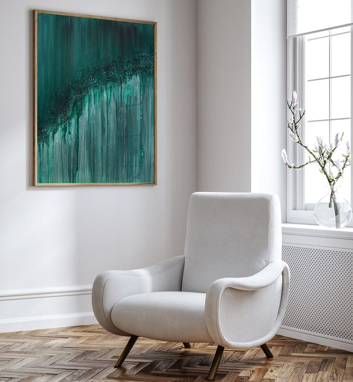 Discover the calming allure of SERENITY MEETS CHAOS, ABSTRACT PAINTINGS, enhancing modern interiors beautifully.