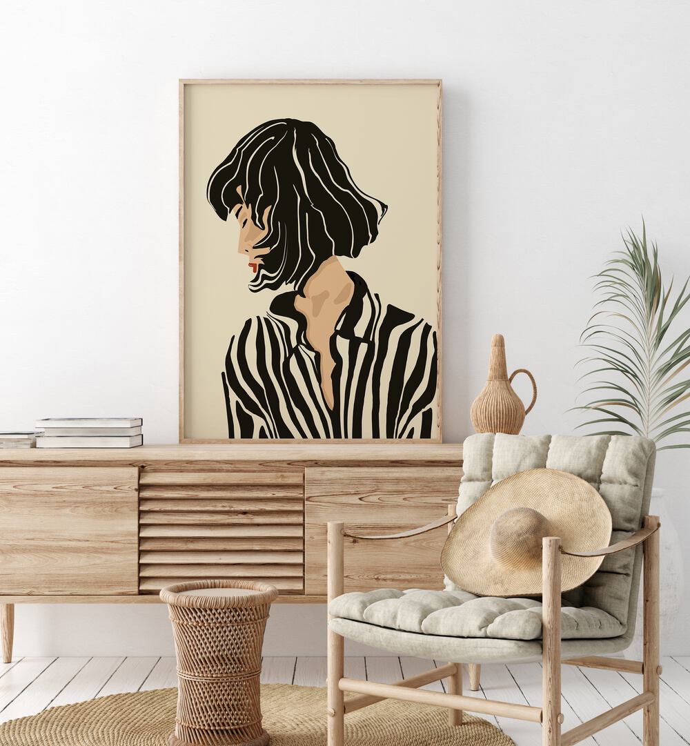 Stylish decor featuring "I AM NOT TALKING TO YOU, JAPANESE PAINTINGS," perfect for modern expression in any space.