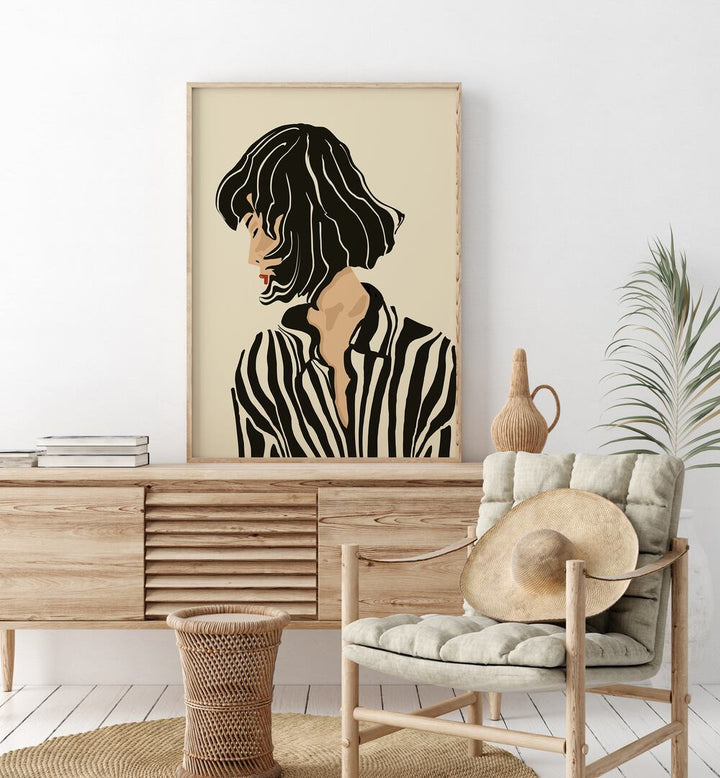 Stylish decor featuring "I AM NOT TALKING TO YOU, JAPANESE PAINTINGS," perfect for modern expression in any space.