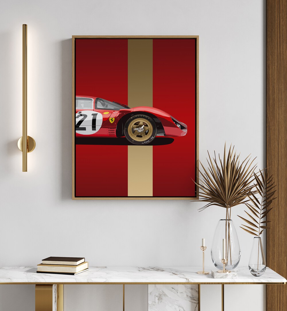 AUTOMOTIVE painting - FERRARI 330 by Asianmonk