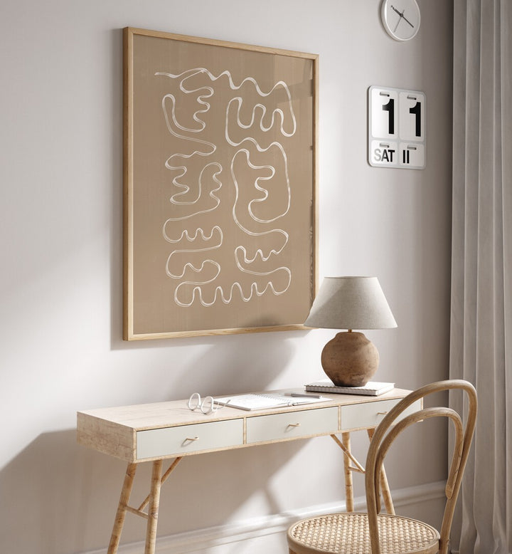 Elevate your space with ABSTRACT LINES I, contemporary ABSTRACT PAINTINGS by THE MIUUS STUDIO, showcasing modern elegance.