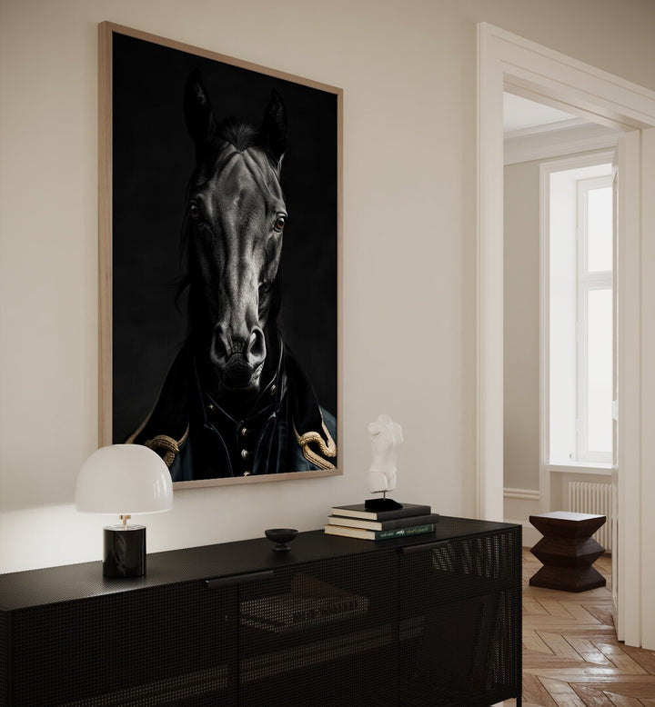 WILD SUITS - BLACK HORSE , ANIMAL PAINTINGS