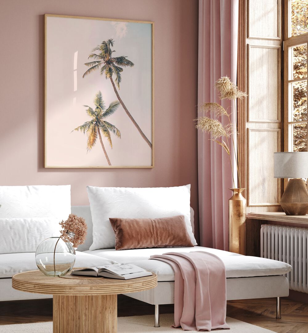TROPICAL PALMS, FLORAL FLOWER PAINTINGS brighten your space with vibrant palm tree decor, enhancing your home’s tropical charm.