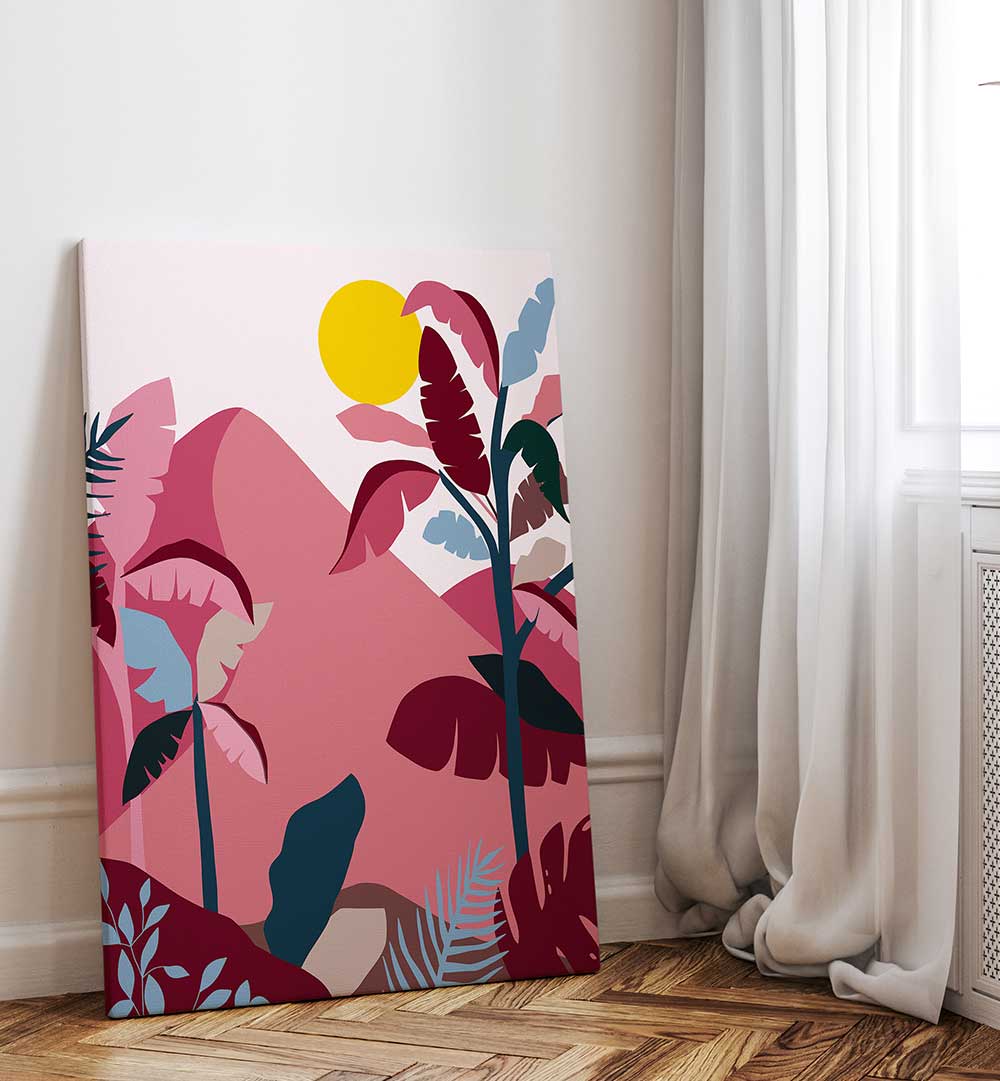 TROPICAL SUNDOWNER , LANDSCAPE PAINTINGS