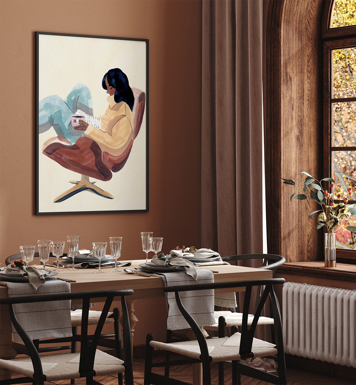 READING CHAIR , FASHION POSTERS