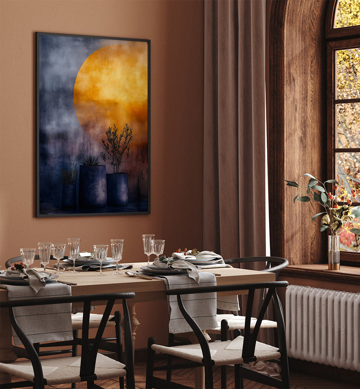 POTTED FLORALS EVERGREEN FLOWERS I , LANDSCAPE PAINTINGS