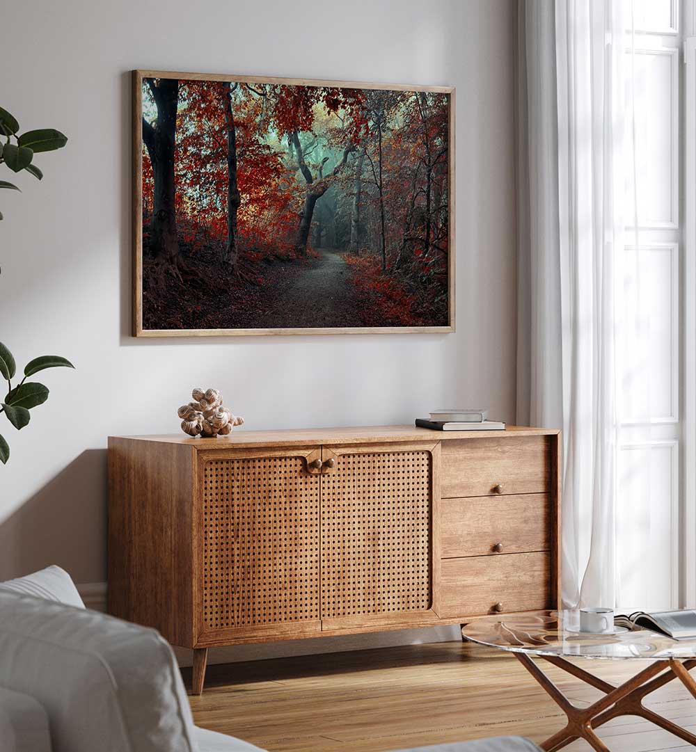 THE RED FOREST , PHOTOGRAPHY PRINTS