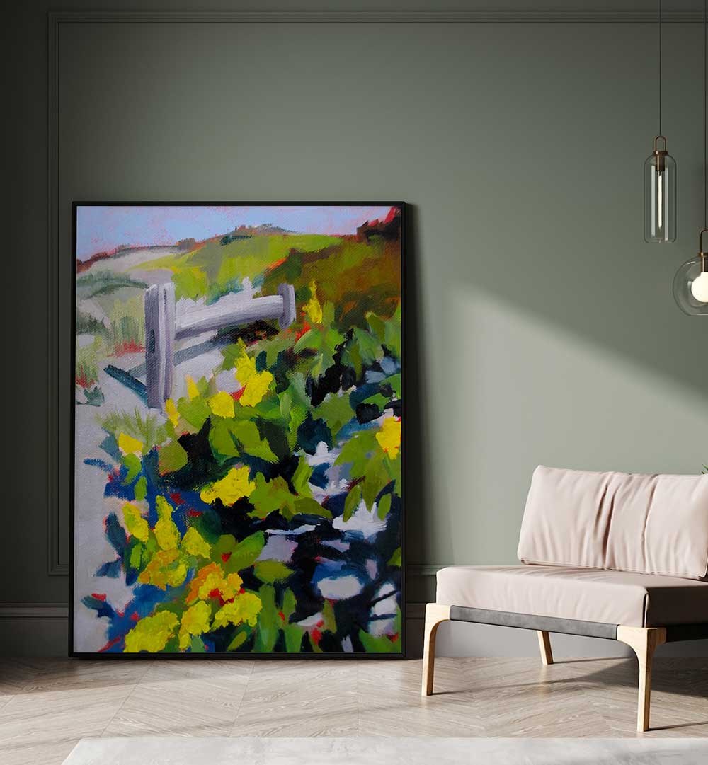 OCTOBER IN THE DUNES , LANDSCAPE PAINTINGS