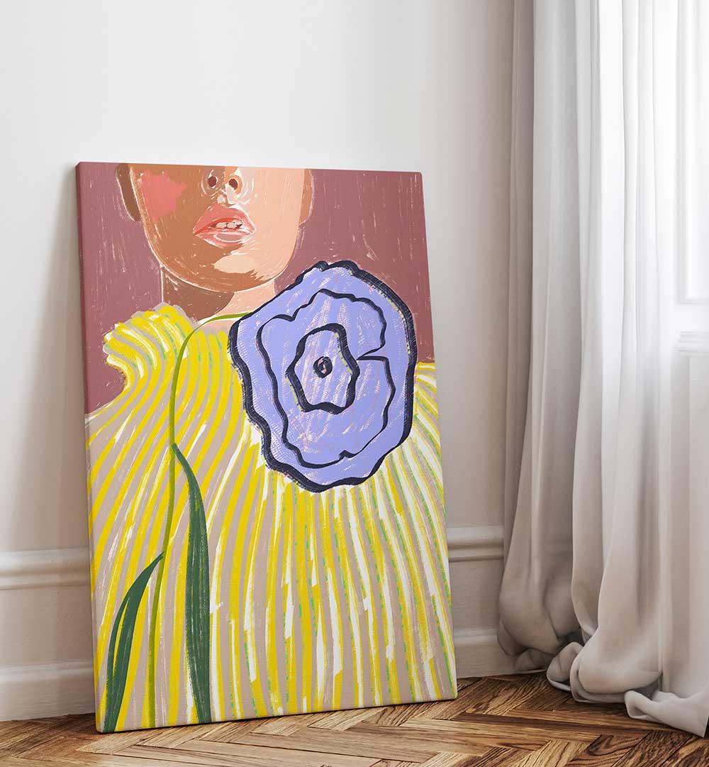 BLOSSOM ELEGANCE , PORTRAITS & FIGURATIVE ILLUSTRATIONS