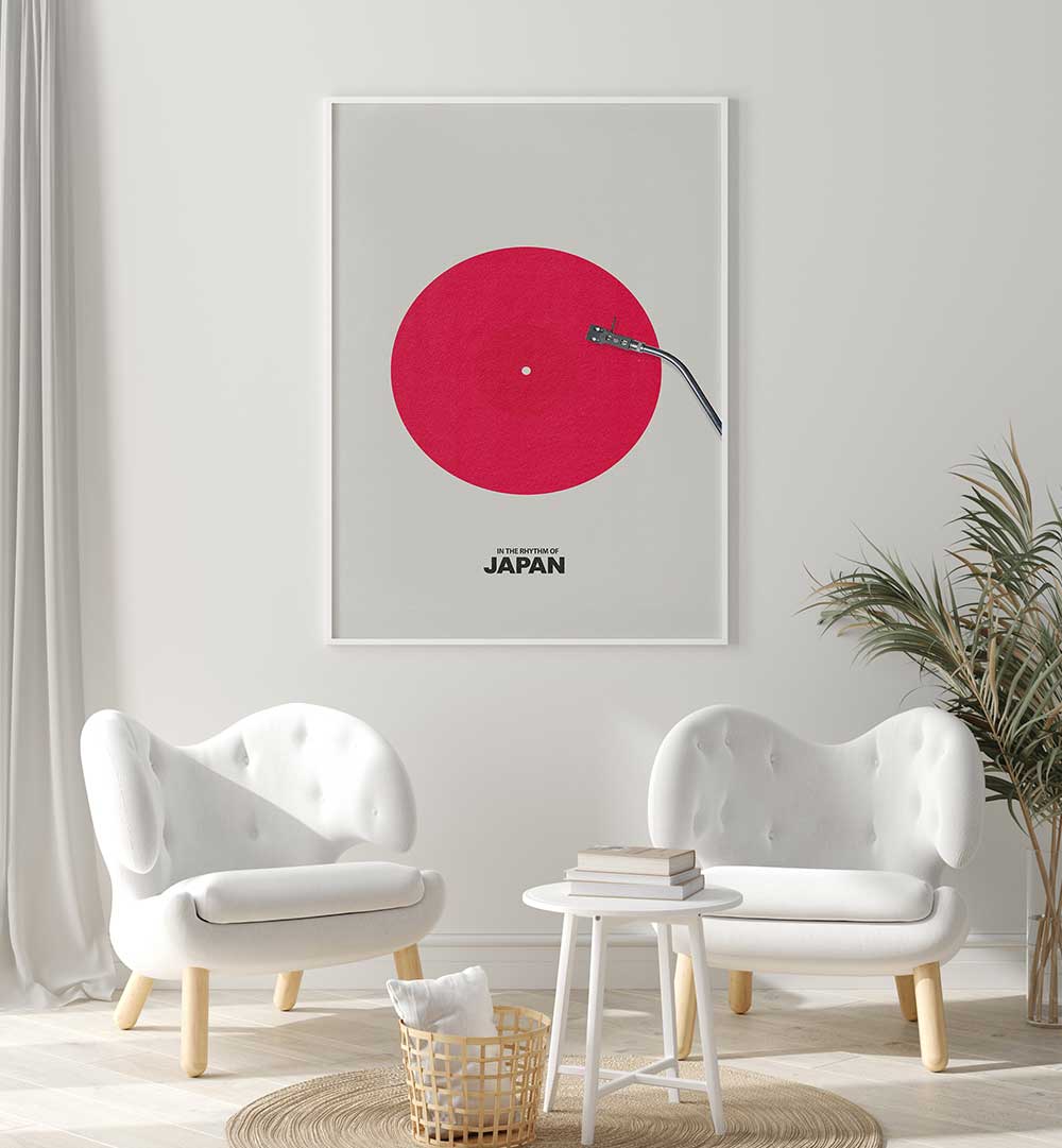 Stylish JAPAN RHYTHM, JAPANESE PAINTINGS wall art, perfect for modern decor and celebrating Japanese culture.