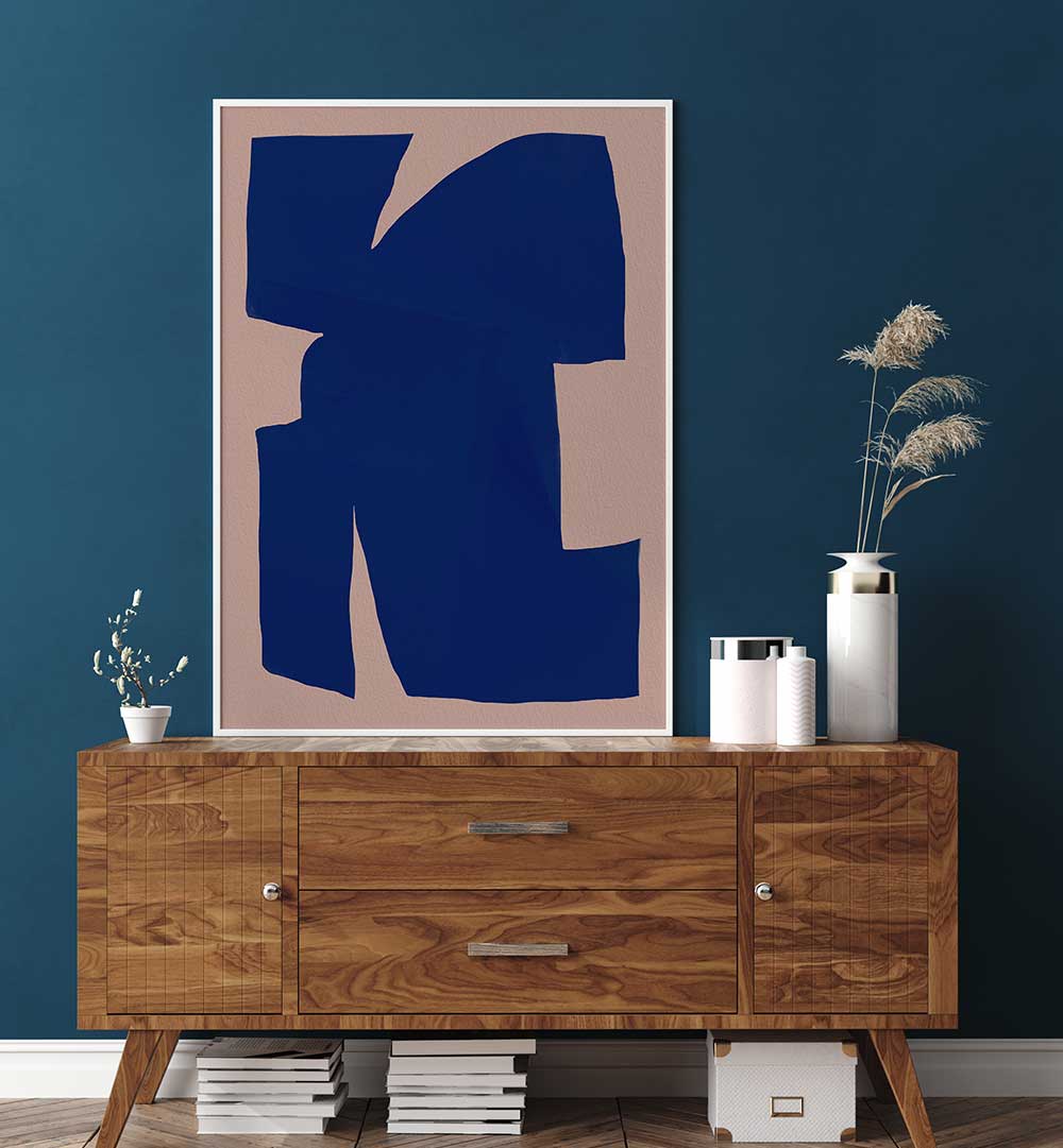 LARGE MINIMAL SHAPE  , ABSTRACT PAINTINGS