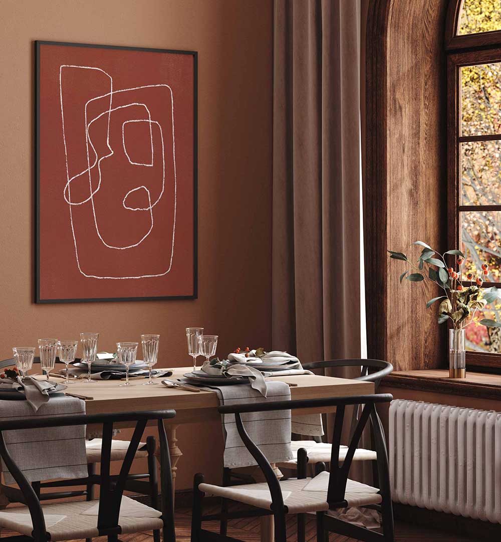 MOTHER AND THE BABY , LINE ART PAINTINGS