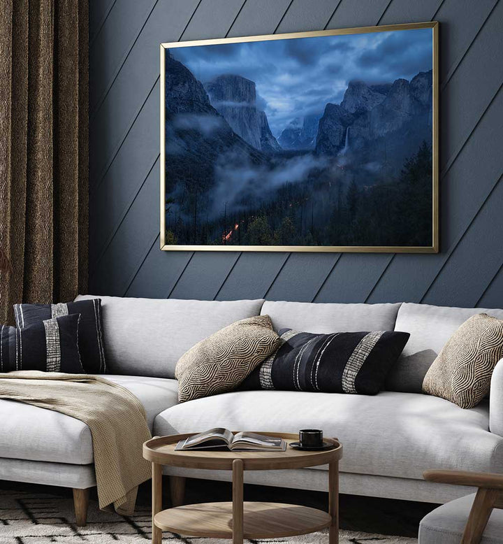 BLUE HOUR YOSEMITE , PHOTOGRAPHY PRINTS