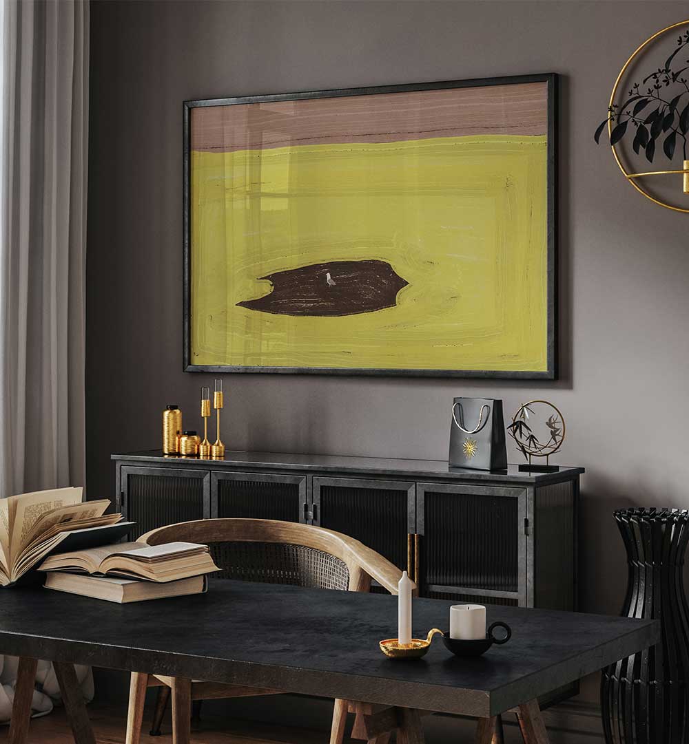 SEAGULL IN MUD , ABSTRACT PAINTINGS