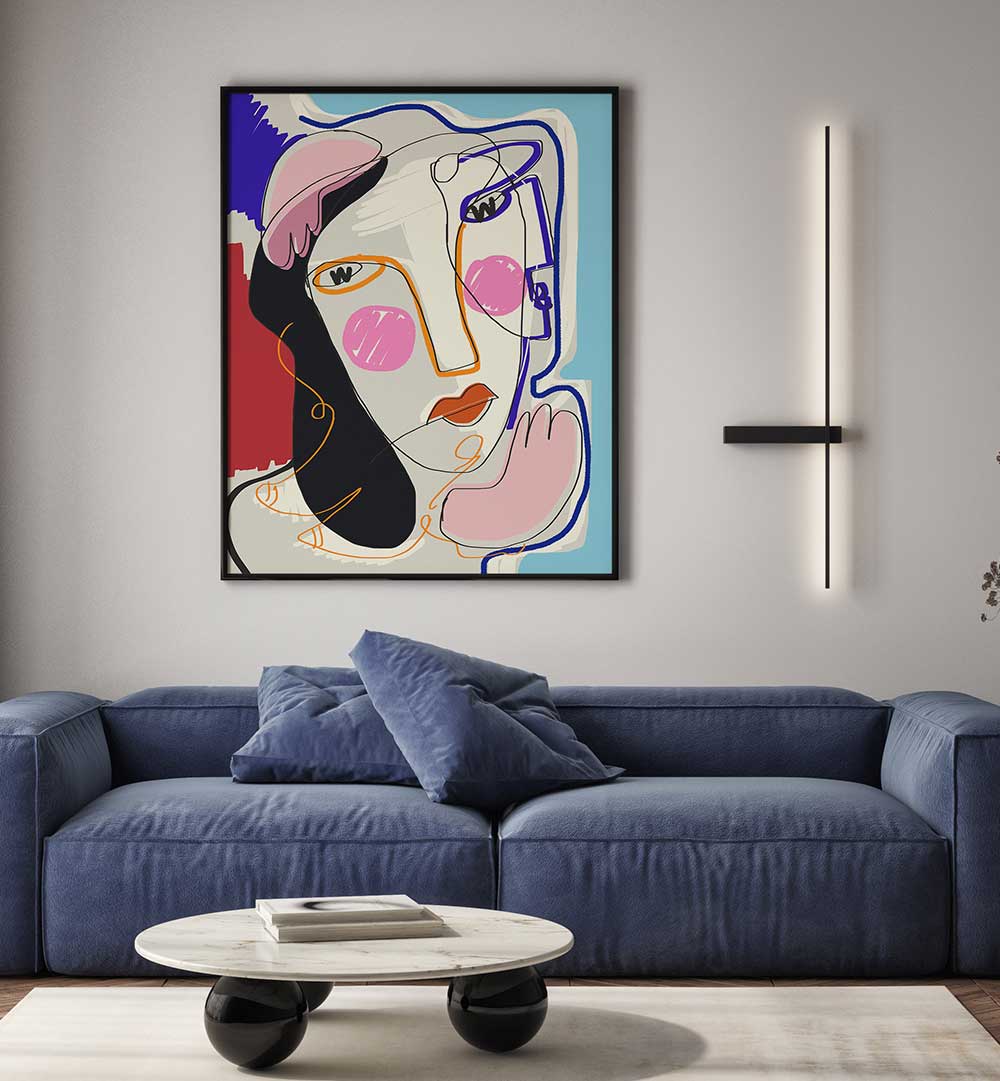 MUSE LINE ART , PORTRAITS & FIGURATIVE ILLUSTRATIONS