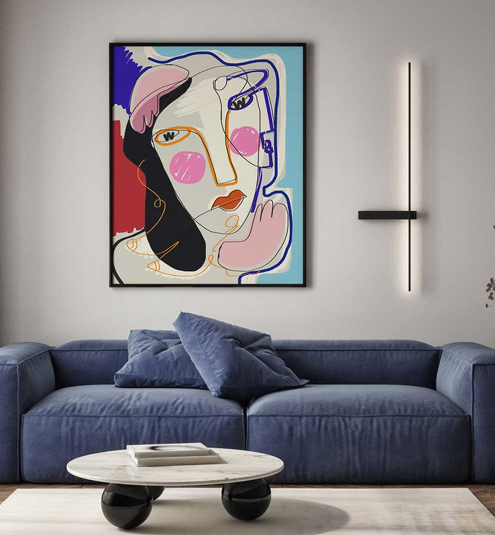 MUSE LINE ART , PORTRAITS & FIGURATIVE ILLUSTRATIONS