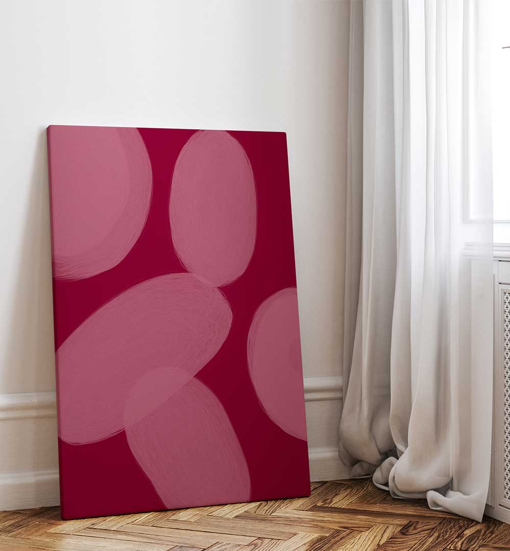 COLOUR PALETTE BURGUNDY XI , ABSTRACT PAINTINGS