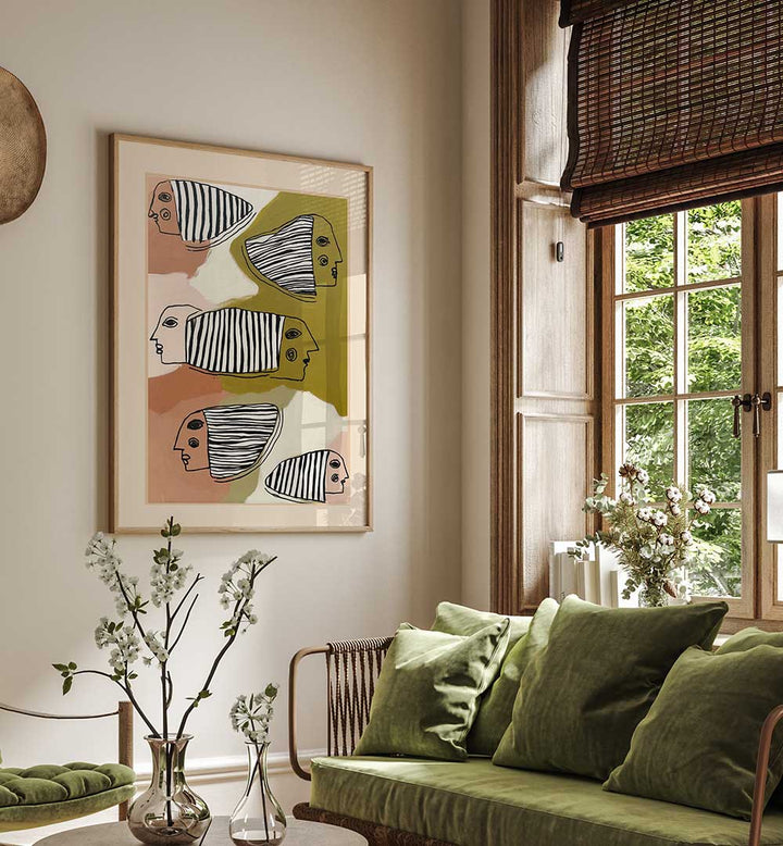 SILENT TRAVELERS , ABSTRACT PAINTINGS