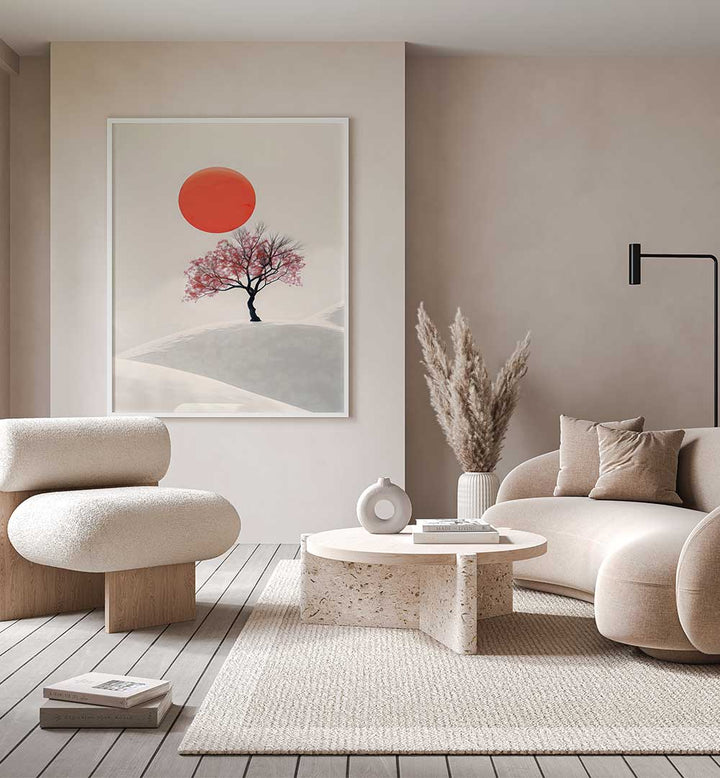 THE SAKURA TREE , JAPANESE PAINTINGS