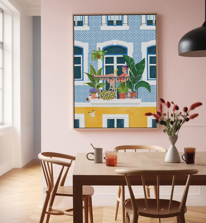 Stylish Porto portraits by Petra Holikova enhance your space with vibrant colors and captivating scenes.