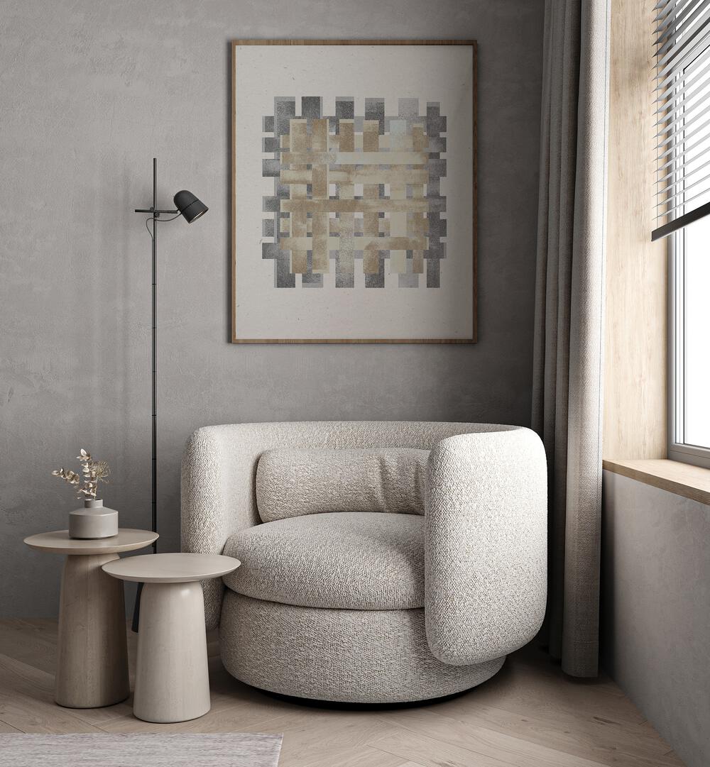 Elevate your space with PATTERN ON PATTERN II, ABSTRACT PAINTINGS from The Miuus Studio, featuring striking designs.