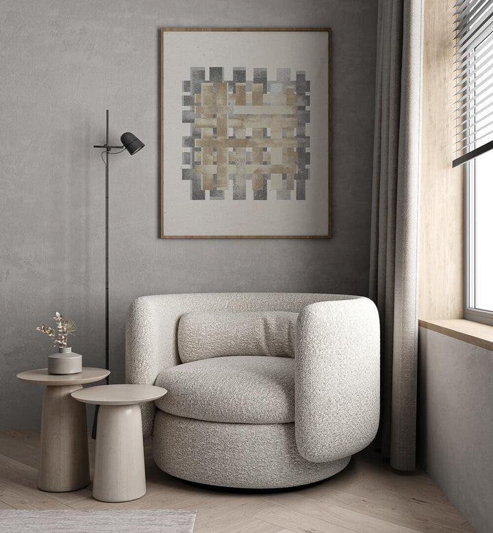 Elevate your space with PATTERN ON PATTERN II, ABSTRACT PAINTINGS from The Miuus Studio, featuring striking designs.