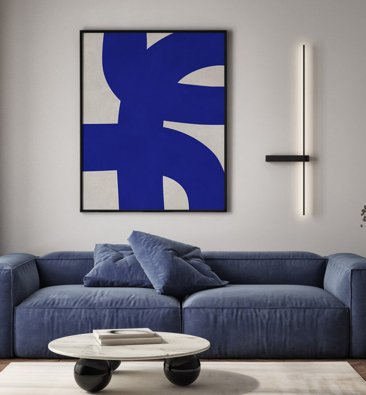 Elegant UNDULATING CURVES V, ABSTRACT PAINTINGS, enhances modern spaces with its unique design and vibrant colors.