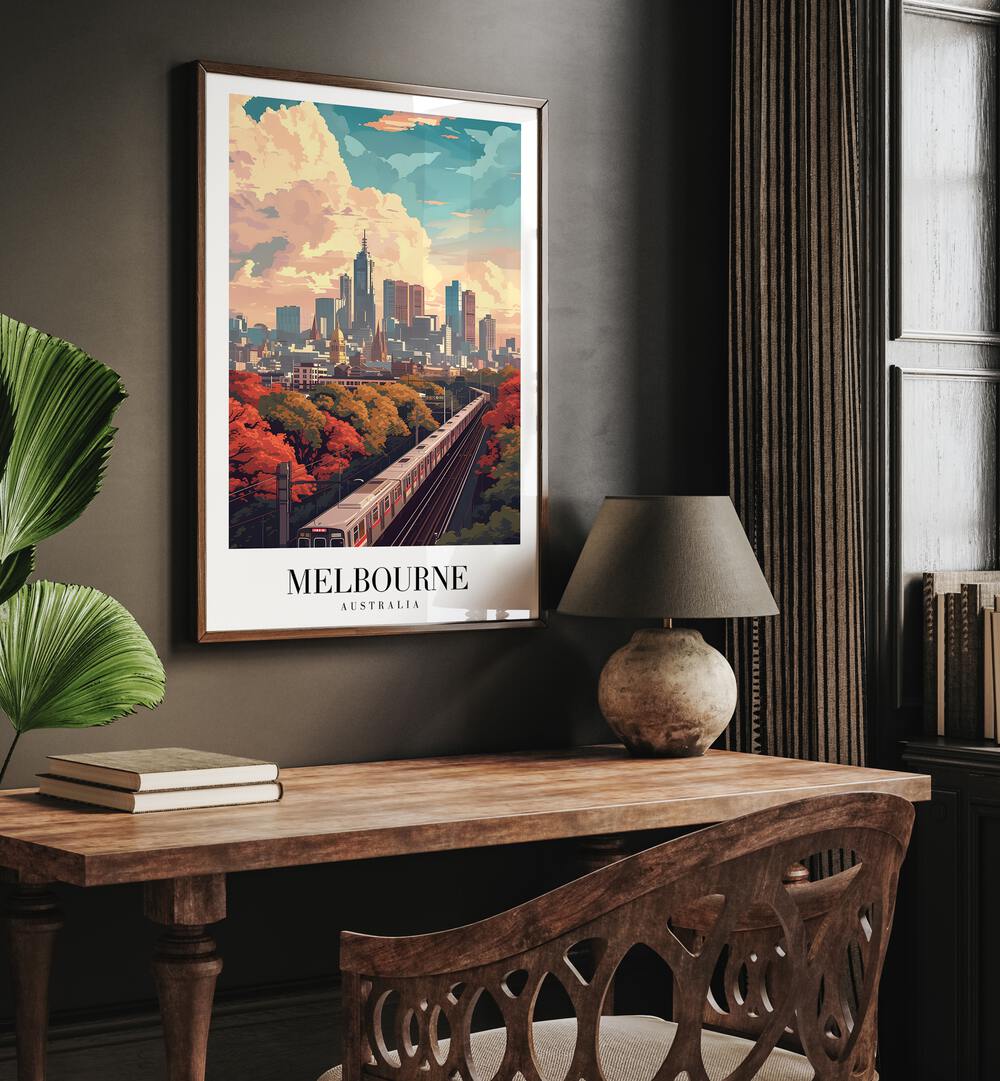 MELBOURNE  - AUSTRALIA , TRAVEL POSTERS