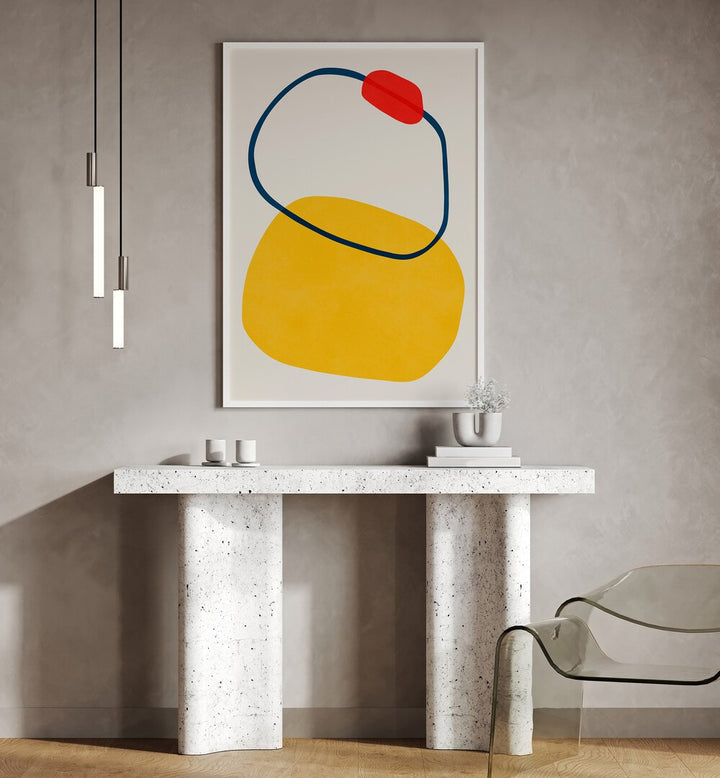 ROCK OVERLAY VIII, ABSTRACT PAINTINGS adds a touch of rugged elegance to modern indoor and outdoor spaces.