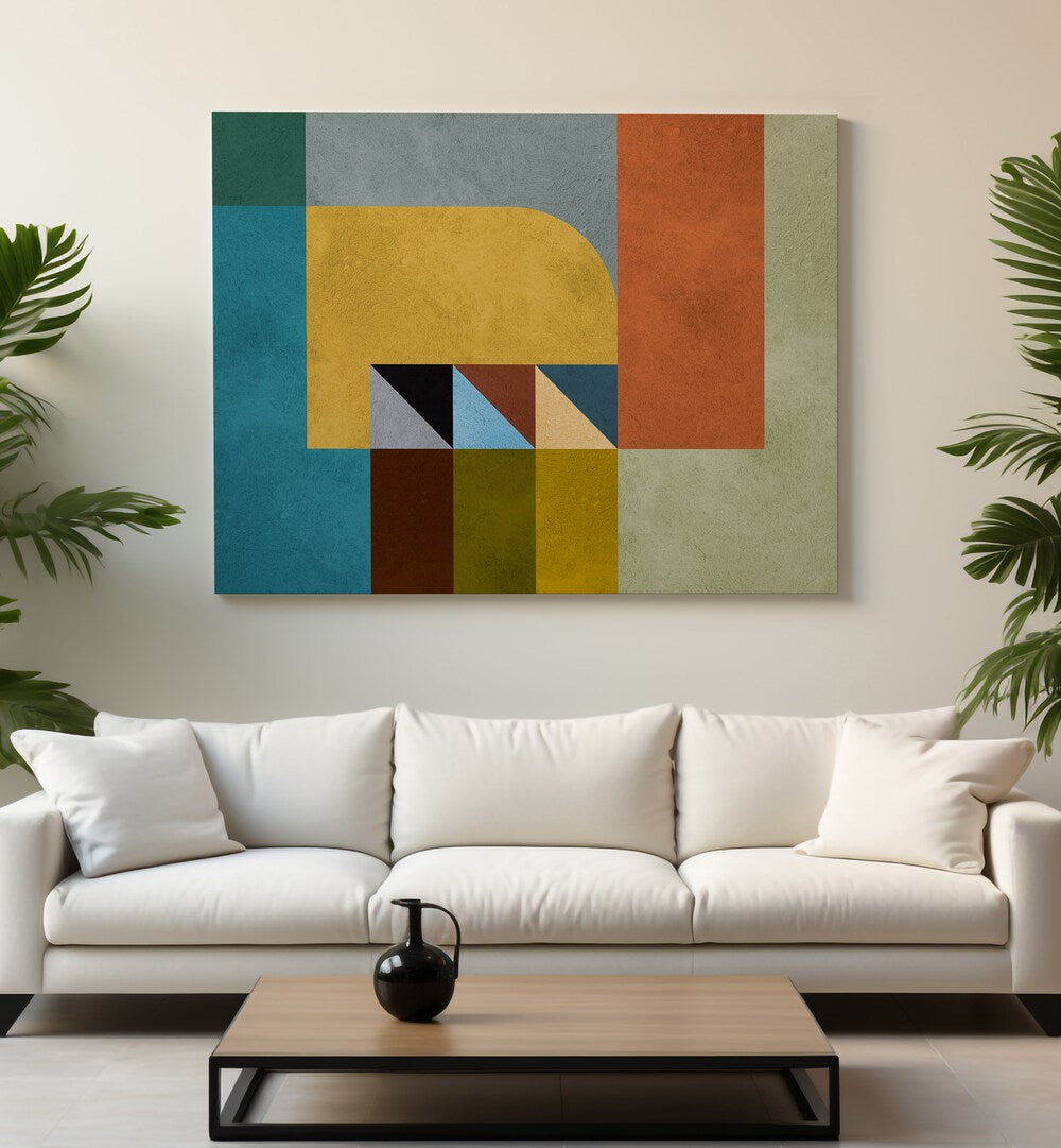 Elevate your decor with HARMONY 2, GEOMETRIC ART PRINTS featuring vibrant patterns and modern aesthetics.