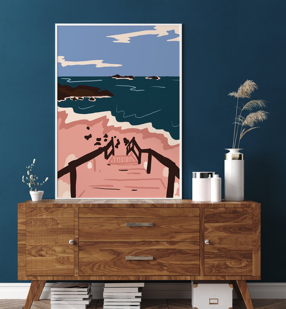 OCEAN BLUES, LANDSCAPE PAINTINGS showcase serene ocean views, enhancing any room with tranquility and elegance.