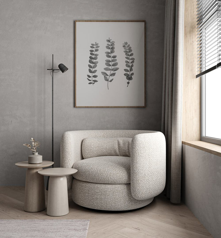 Stylish TWIGS, FLORAL FLOWER PAINTINGS add elegance to any space, showcasing nature's beauty in a modern setting.