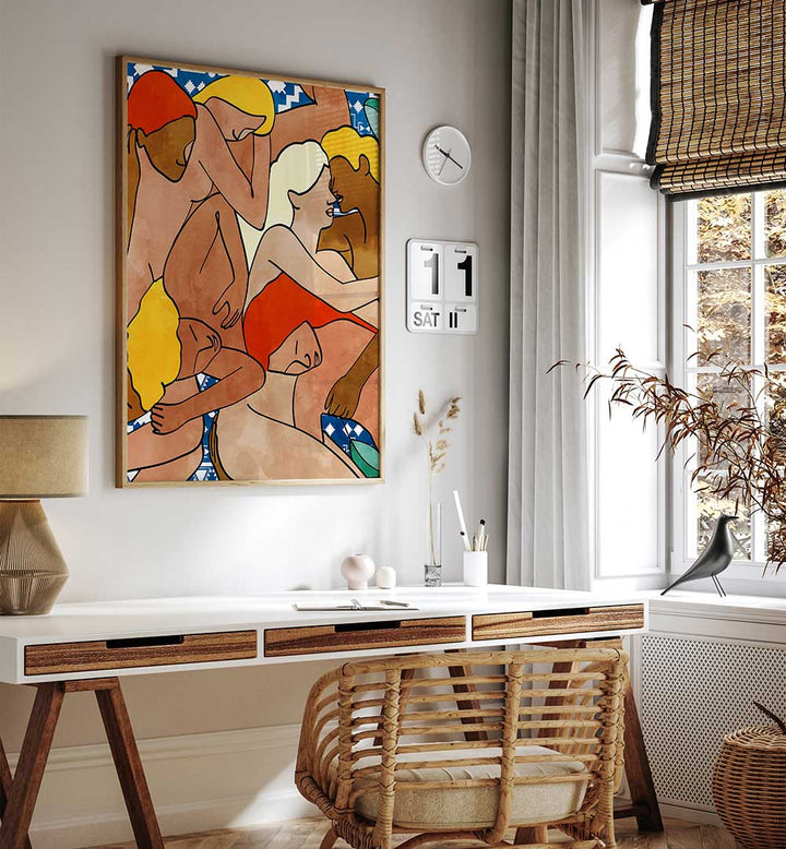 TURKISH BATH , PORTRAITS & FIGURATIVE ILLUSTRATIONS