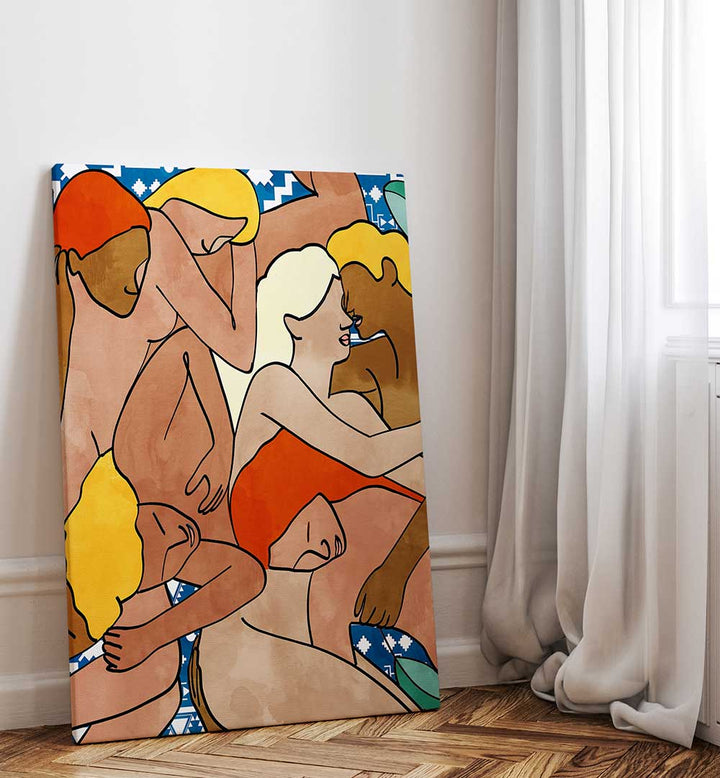 TURKISH BATH , PORTRAITS & FIGURATIVE ILLUSTRATIONS