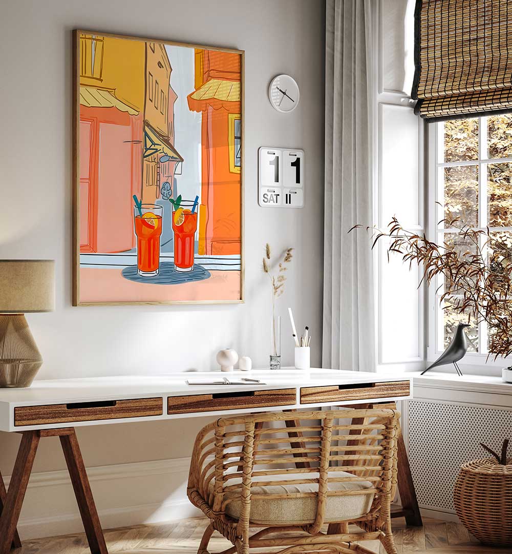 TWO APEROLS PLEASE , BAR & CAFE ART