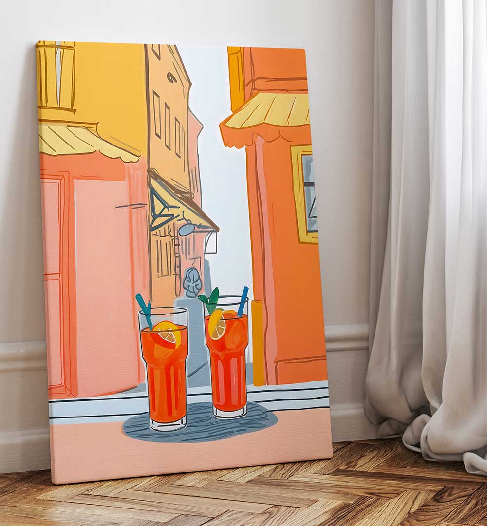 TWO APEROLS PLEASE , BAR & CAFE ART