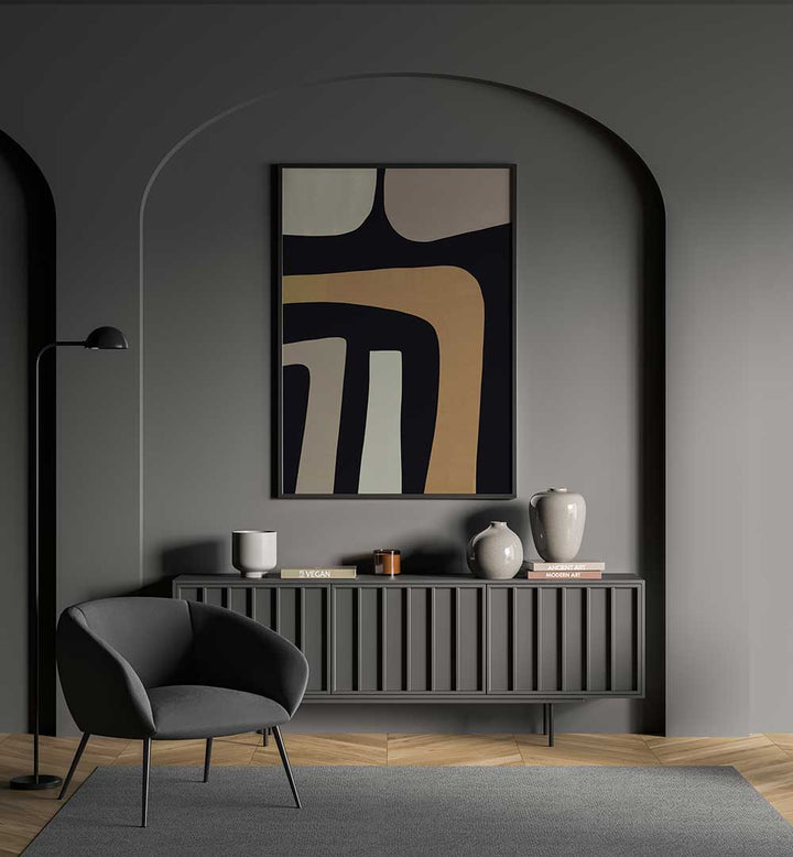 CURVED PATHWAYS , ABSTRACT PAINTINGS