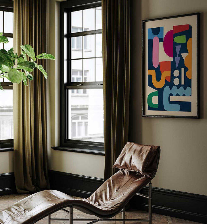 COLORFUL GEOMETRY , GEOMETRIC ART PRINTS