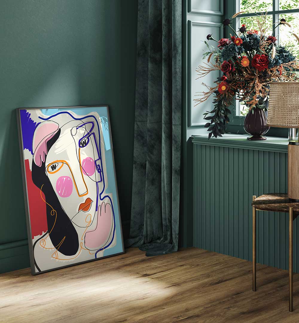 MUSE LINE ART , PORTRAITS & FIGURATIVE ILLUSTRATIONS