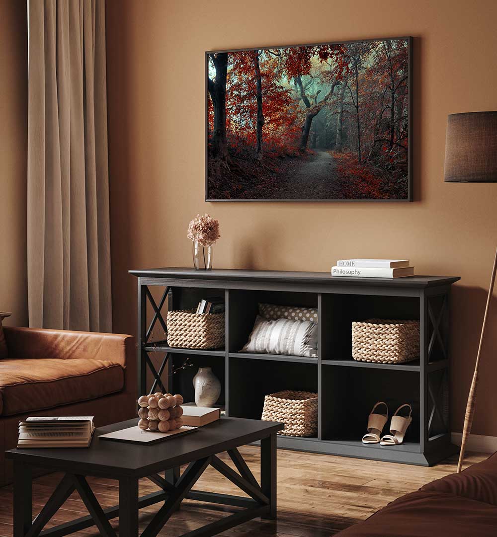 THE RED FOREST , PHOTOGRAPHY PRINTS